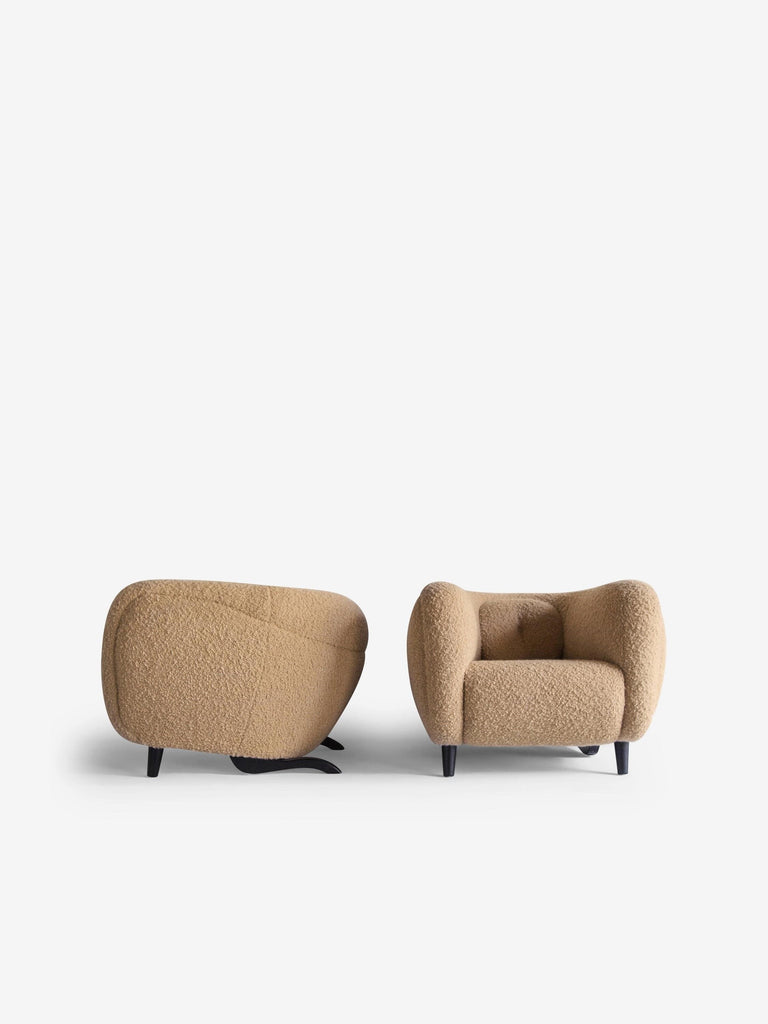 Pair of Minitore Armchairs Rose Pierre Orzo Augustin Opio by in