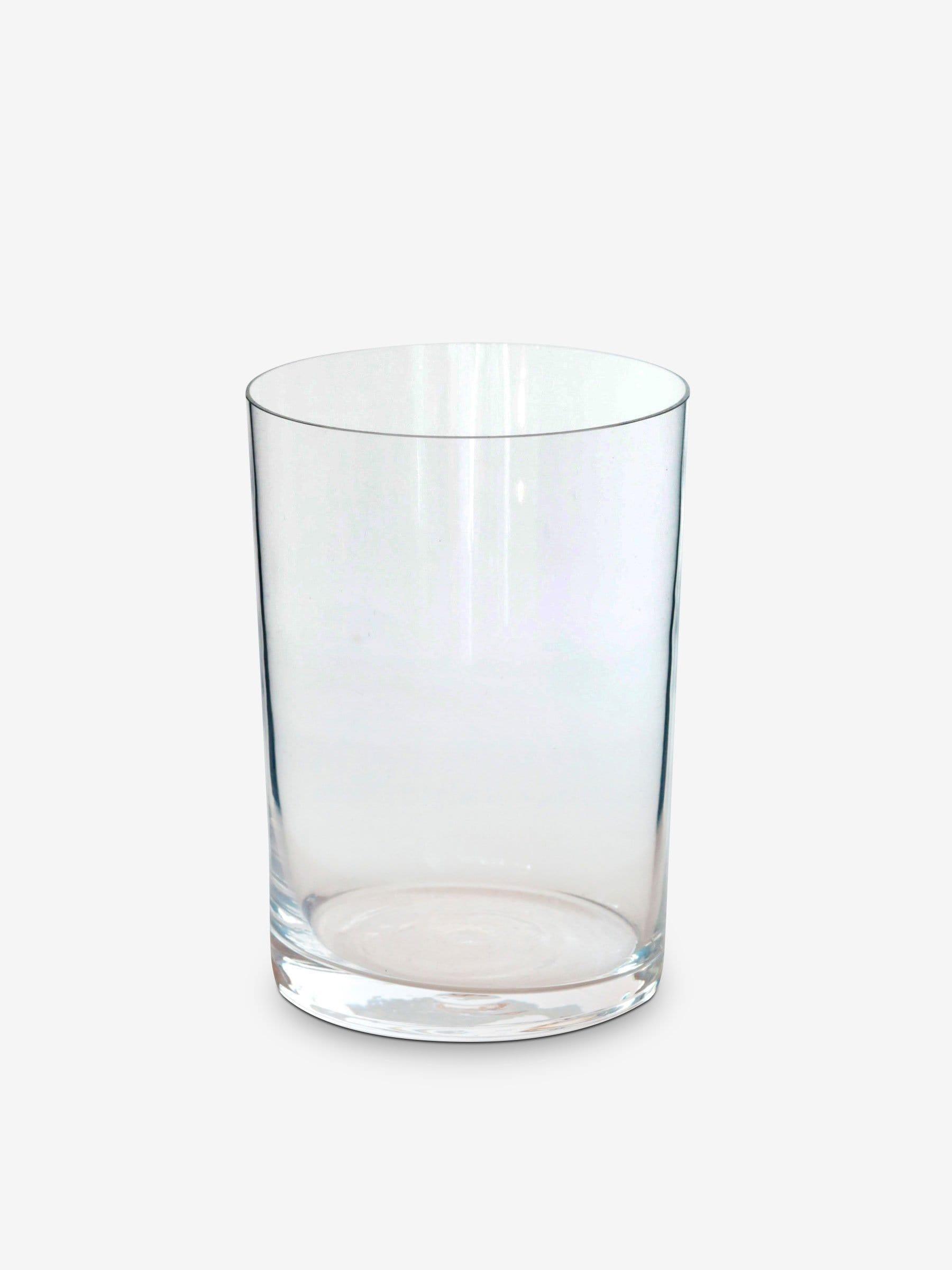 Set of 2 Deborah Ehrlich Simple Crystal Water Glasses, Hand Blown