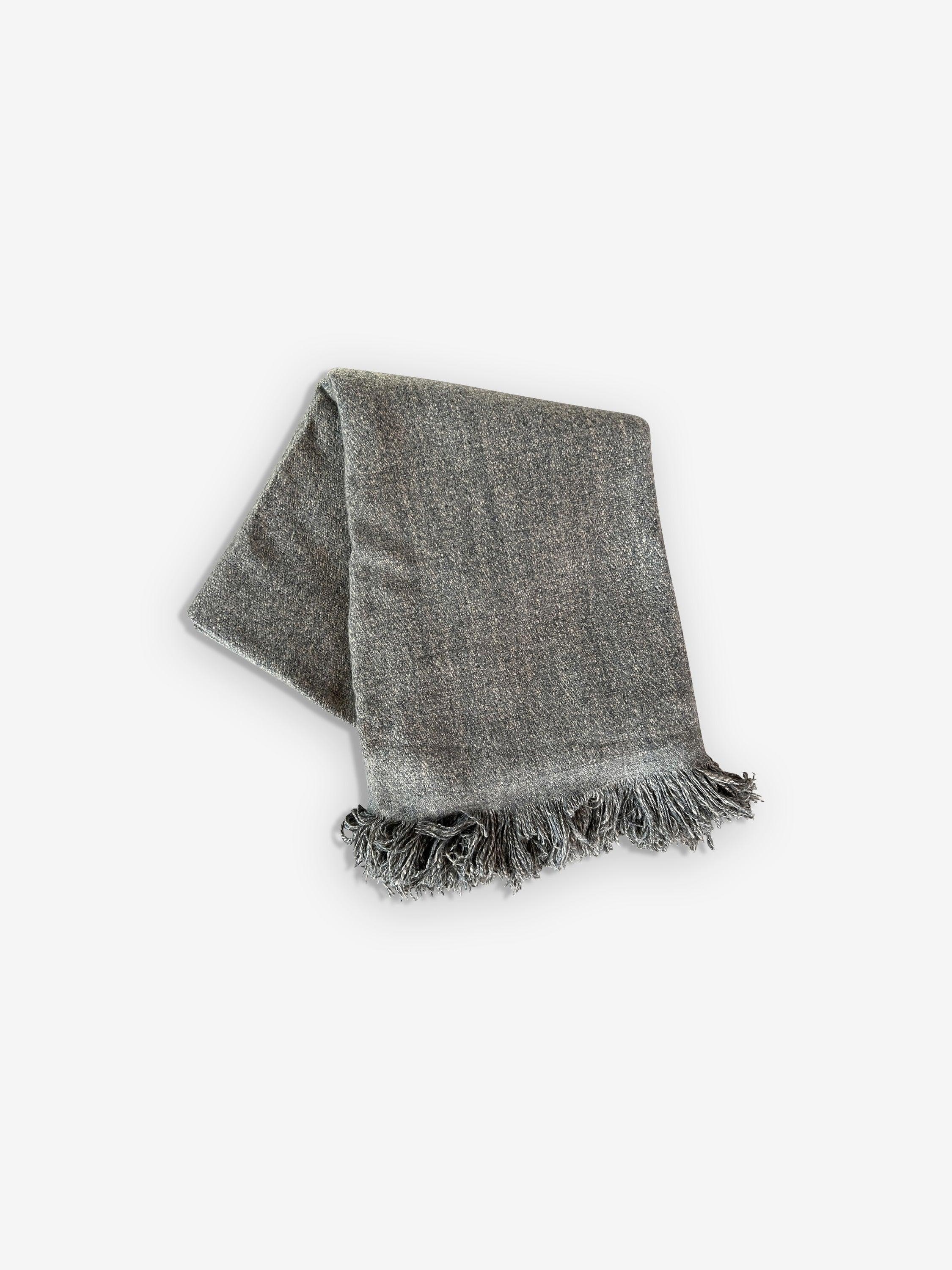 Natural Handspun Blanket in 100% Cashmere by Denis Colomb