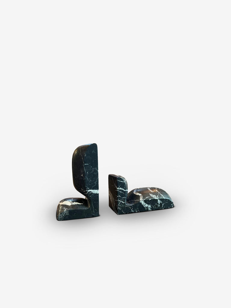 SLO Bookends Black Marquina Marble Collection Particuliere in by
