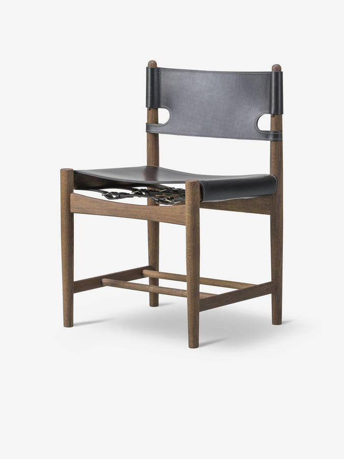 Borge Mogensen Spanish Dining Chair in Smoked Oak