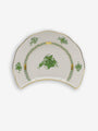 Herend Chinese Bouquet Crescent Salad Plate by Herend Tabletop New Dinnerware Green 05992630030784