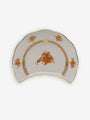 Herend Chinese Bouquet Crescent Salad Plate by Herend Tabletop New Dinnerware Rust 05992630129501