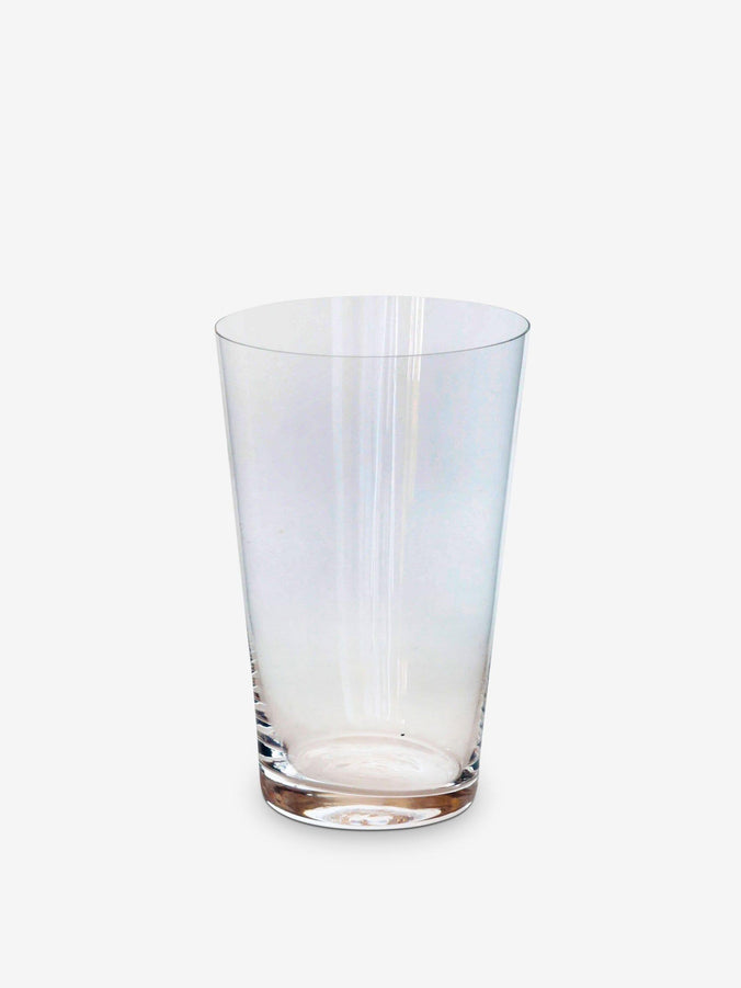 Set of 2 Deborah Ehrlich Simple Crystal Water Glasses, Hand Blown