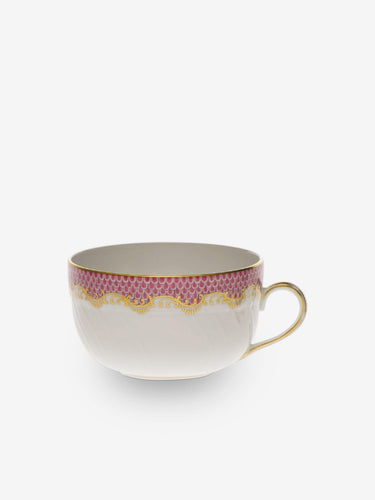 Herend Fish Scale 6oz. Canton Cup by Herend Tabletop New Dinnerware Pink 05992632596226