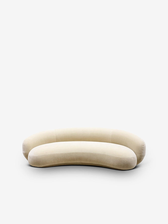 Julep Sofa in Teddy Mohair Sable by Tacchini