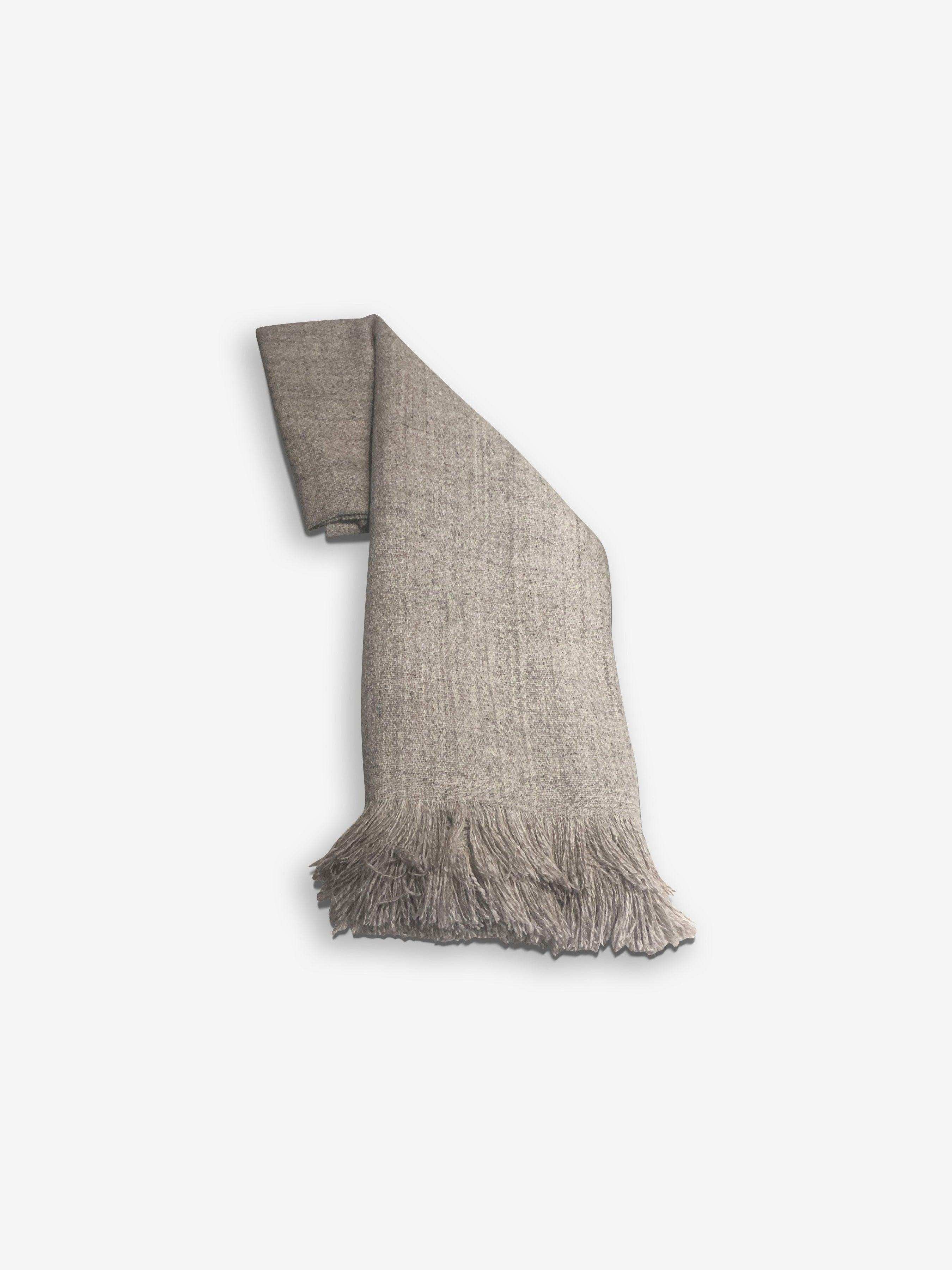 Natural Handspun Blanket in 100% Cashmere by Denis Colomb