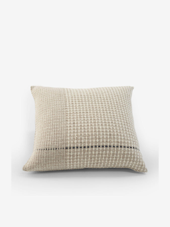 Temps Off-White & Light Grey Pillow by Teixidors